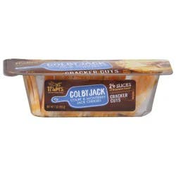 Harris Teeter Traders Colby Jack Cracker Cut Cheese Slices