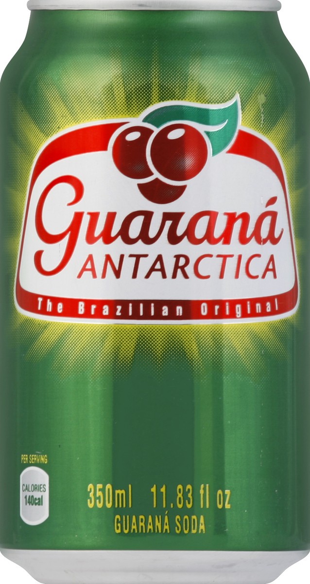 Guaraná Antarctica The Brazilian Original Soda 11.83 oz