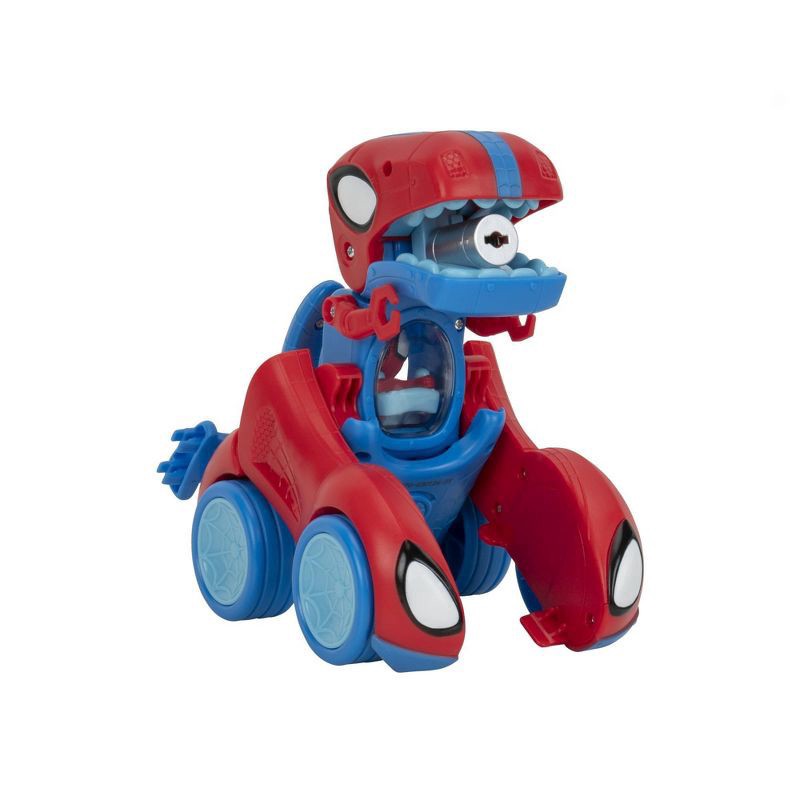 slide 9 of 20, Spidey and His Amazing Friends Spidey & His Amazing Friends Spidey-Dino Racer Transforming Vehicle, 1 ct
