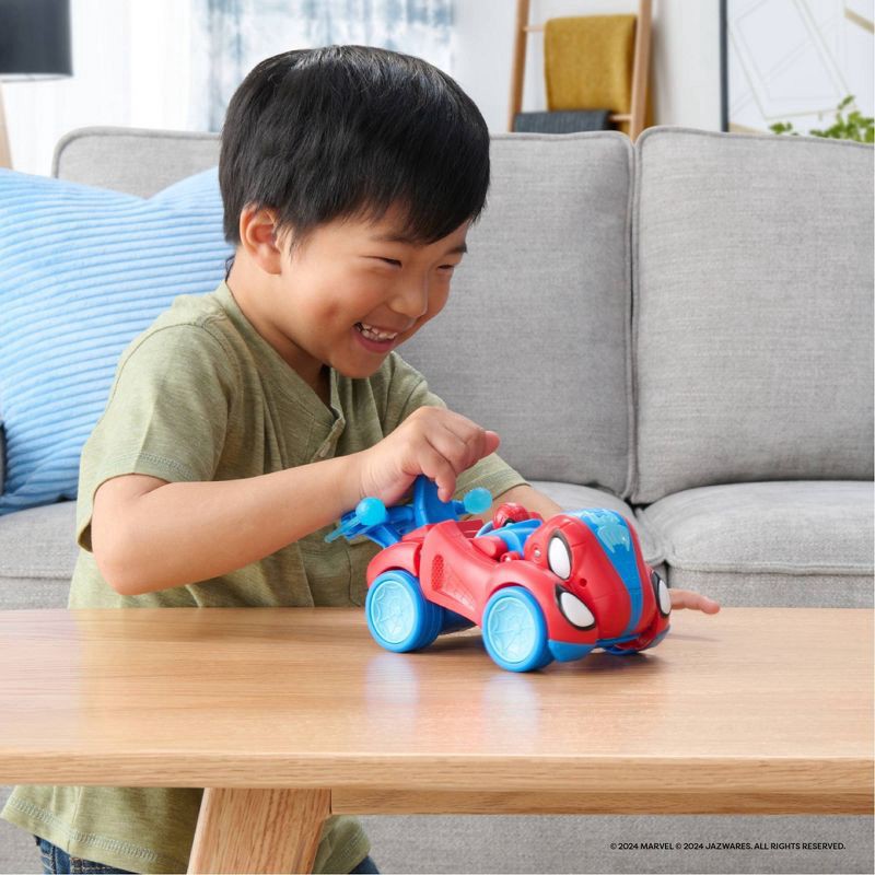 slide 11 of 20, Spidey and His Amazing Friends Spidey & His Amazing Friends Spidey-Dino Racer Transforming Vehicle, 1 ct