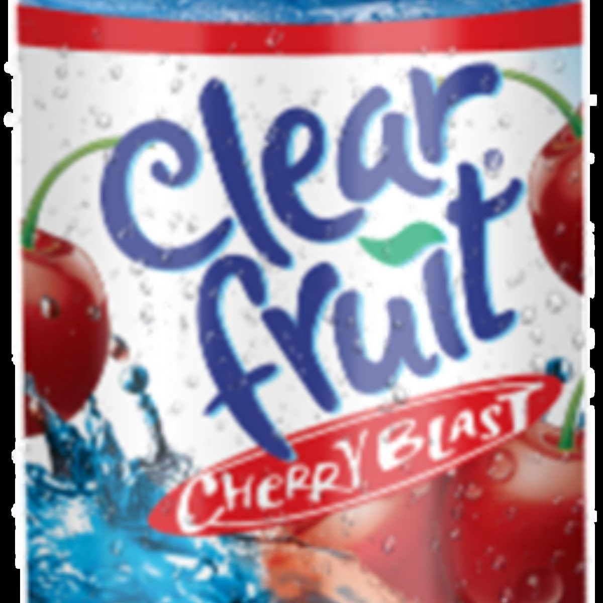 slide 1 of 1, clear fruit Cherry Blast Flavored Water Bottle, 20 fl oz