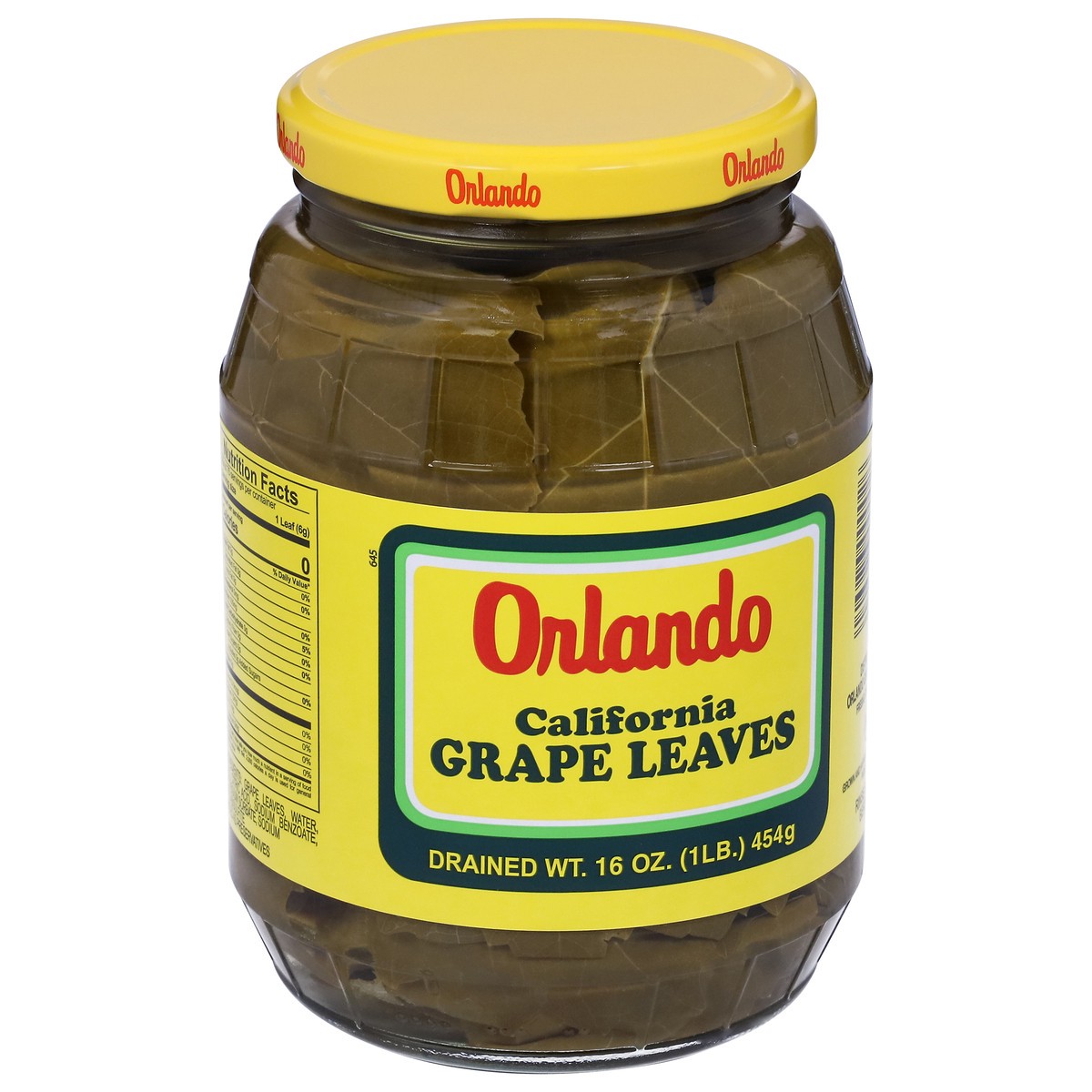 slide 8 of 9, Orlando California Grape Leaves, 16 oz