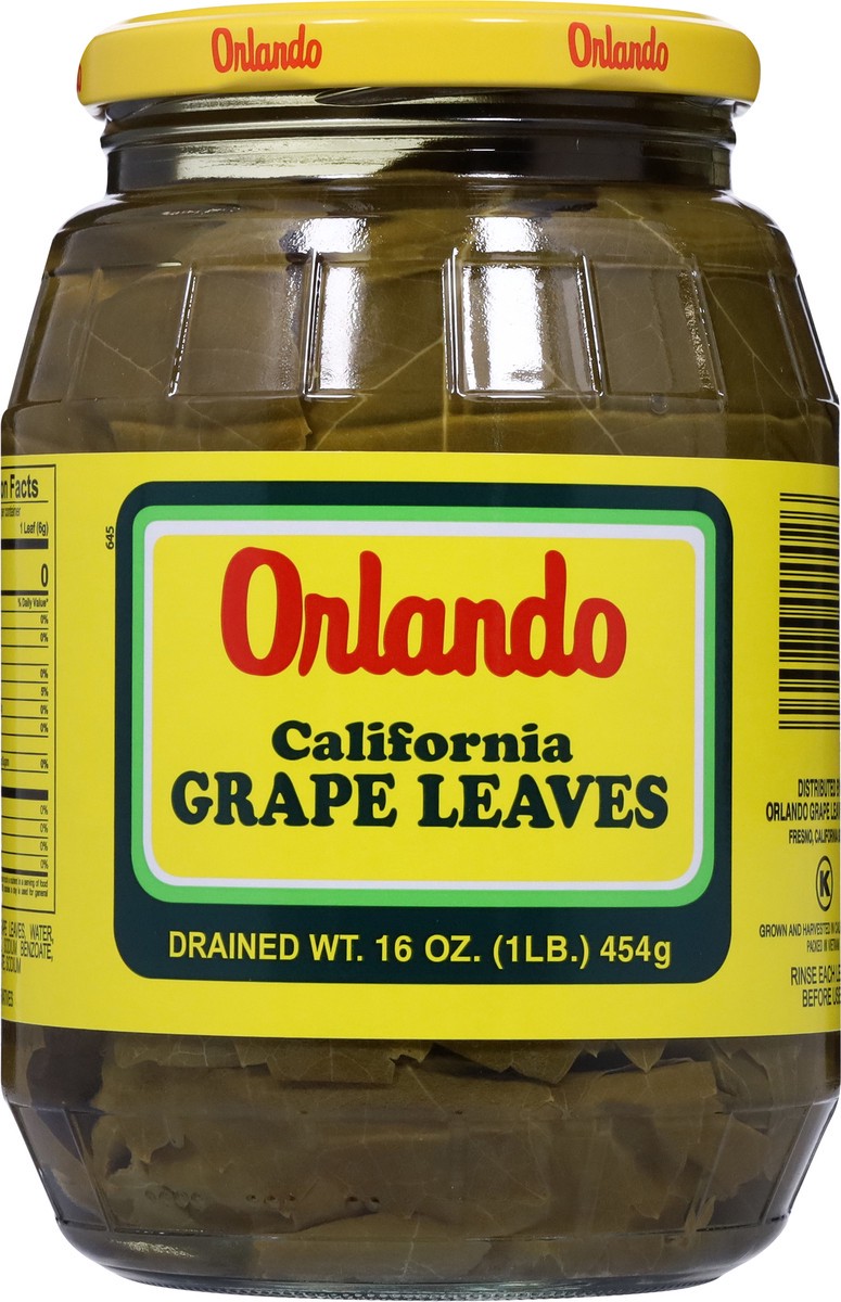 slide 5 of 9, Orlando California Grape Leaves, 16 oz