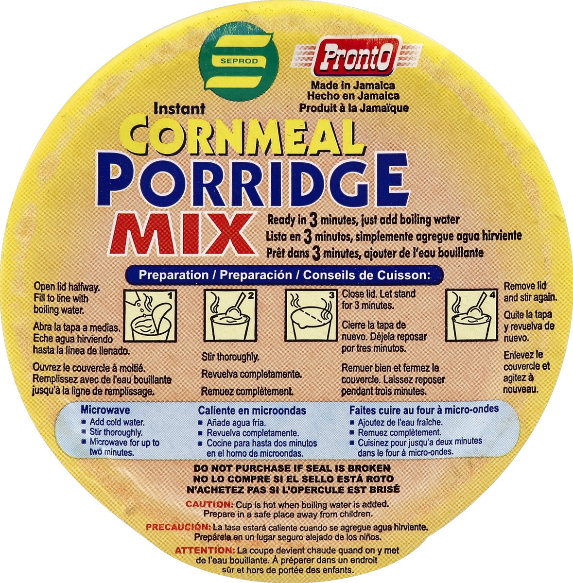 slide 3 of 3, Pronto Porridge Mix 2.1 oz, 2 oz