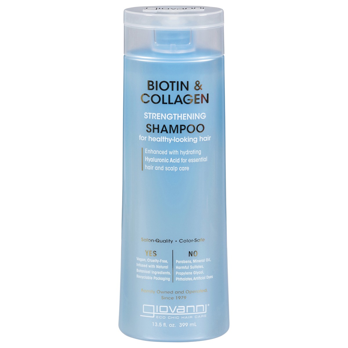 slide 3 of 4, Giovanni Strengthening Biotin & Collagen Shampoo 13.5 fl oz, 13.5 fl oz