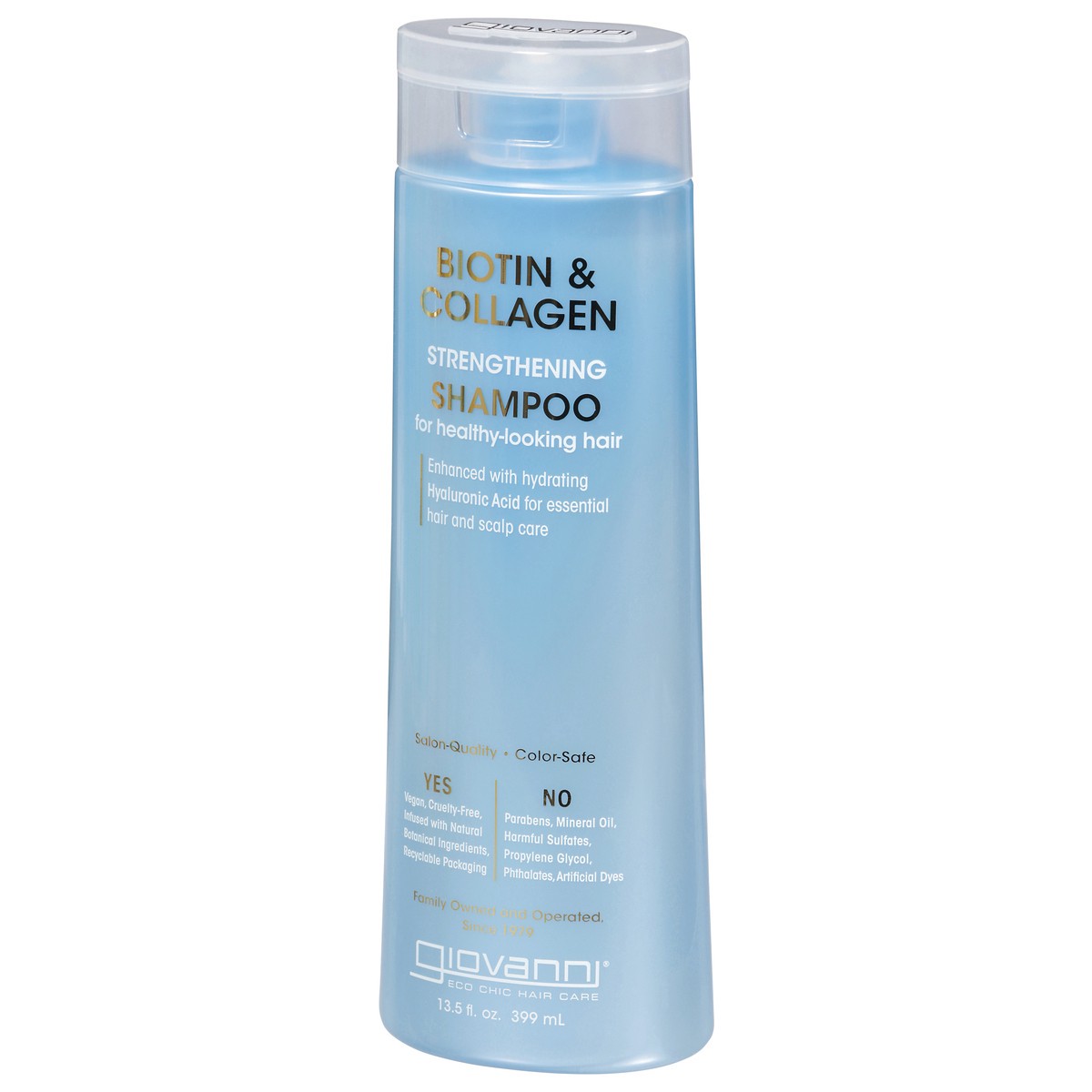 slide 2 of 4, Giovanni Strengthening Biotin & Collagen Shampoo 13.5 fl oz, 13.5 fl oz