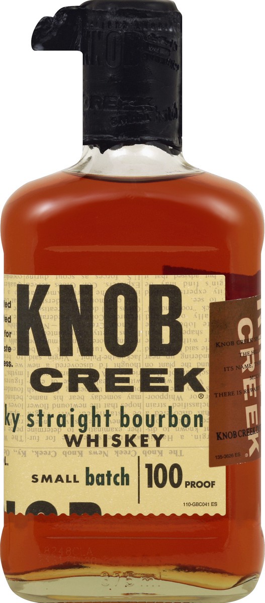 slide 6 of 6, Knob Creek 100 Proof Kentucky Straight Bourbon Whiskey 375 ml, 375 ml