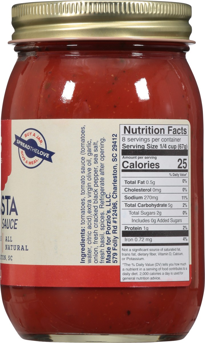 slide 5 of 14, Porzio's Pizza & Pasta Sauce 16 fl oz, 16 oz