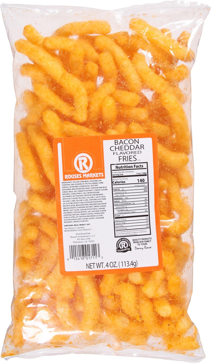 slide 6 of 11, Rouses Markets Bacon Cheddar Flavored Fries 4 oz, 4 oz