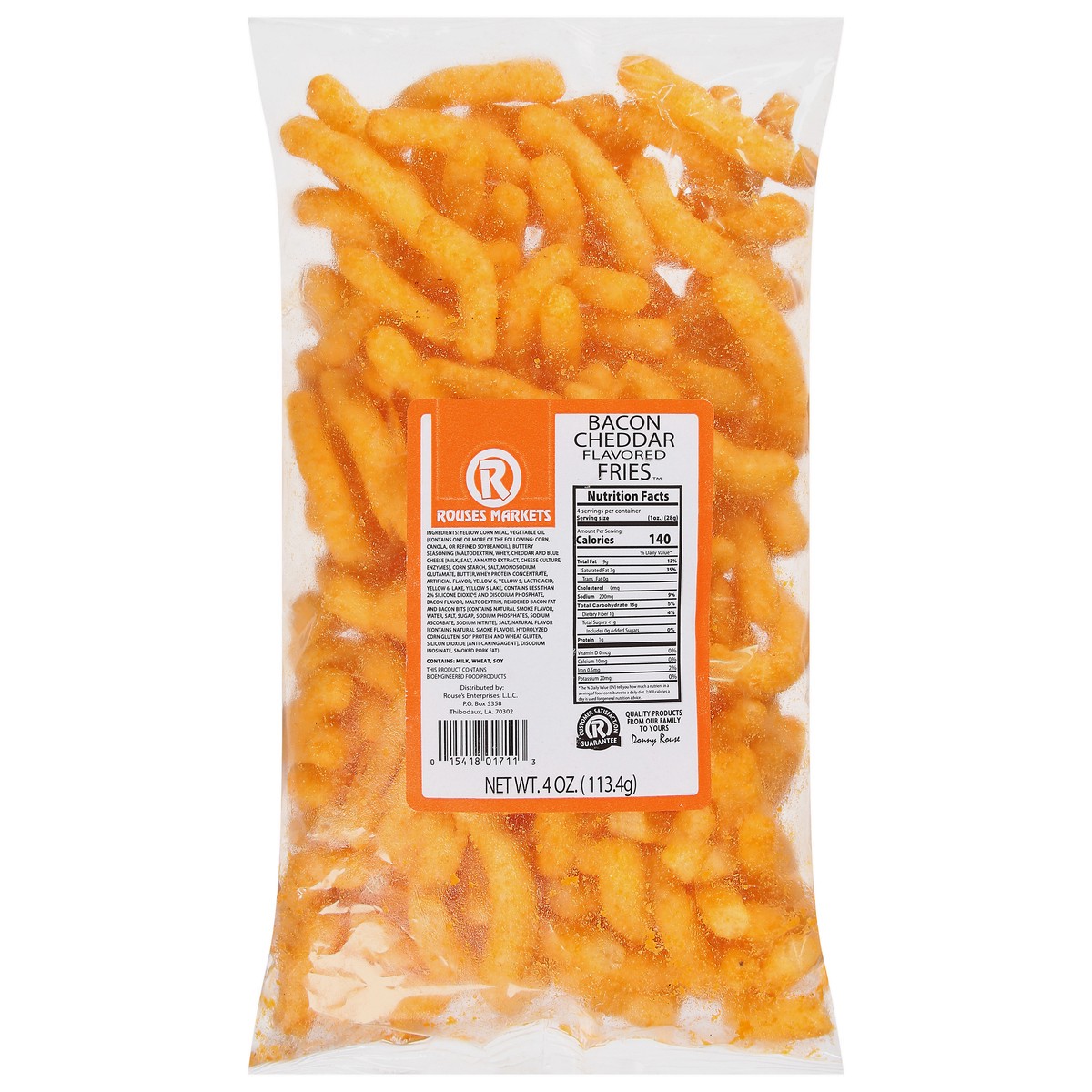 slide 3 of 11, Rouses Markets Bacon Cheddar Flavored Fries 4 oz, 4 oz