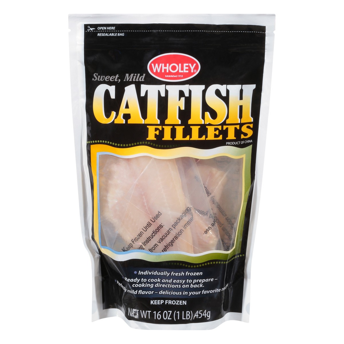 slide 6 of 13, Wholey Catfish Filet, 1#