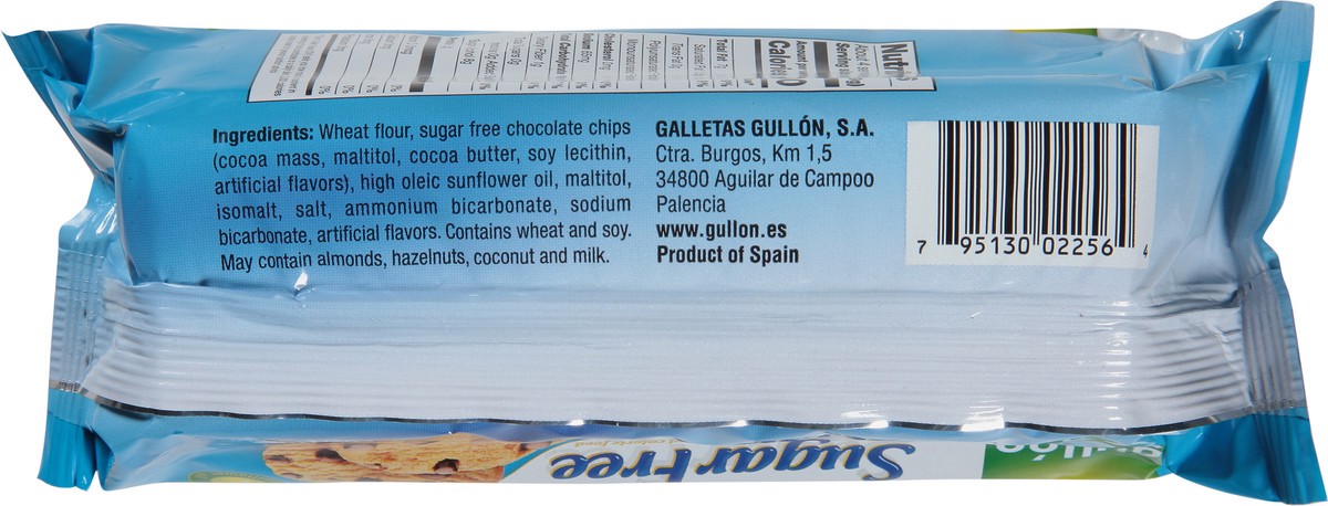 slide 3 of 9, Gullón Sugar Free Chocolate Chip Cookies 4.4 oz, 4.4 oz