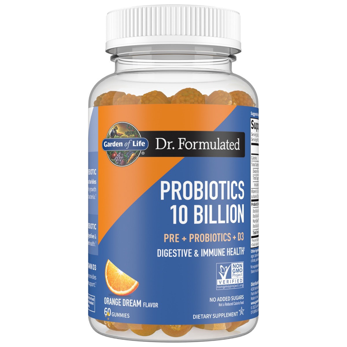 slide 1 of 9, Garden of Life Probiotic Orange Dream Gummy, 60 ct