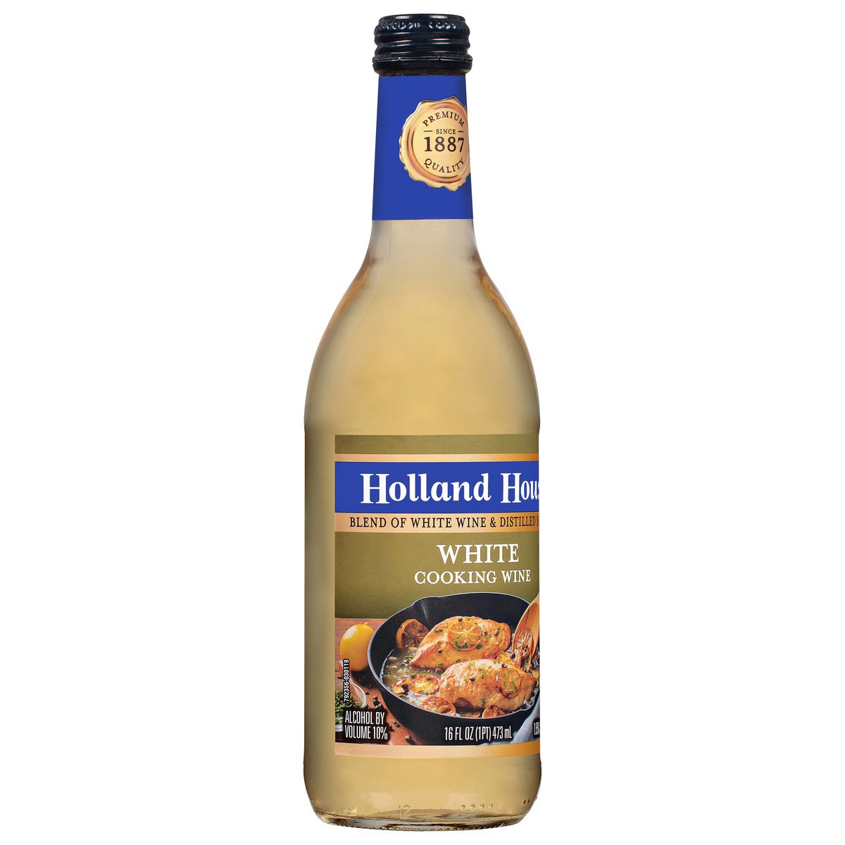 slide 9 of 9, Holland House This white wine for cooking is made with quality ingredients and seasoned to perfection. White cooking wine offers a dry but distinct flavor, perfect for lighter dishes, 16 oz