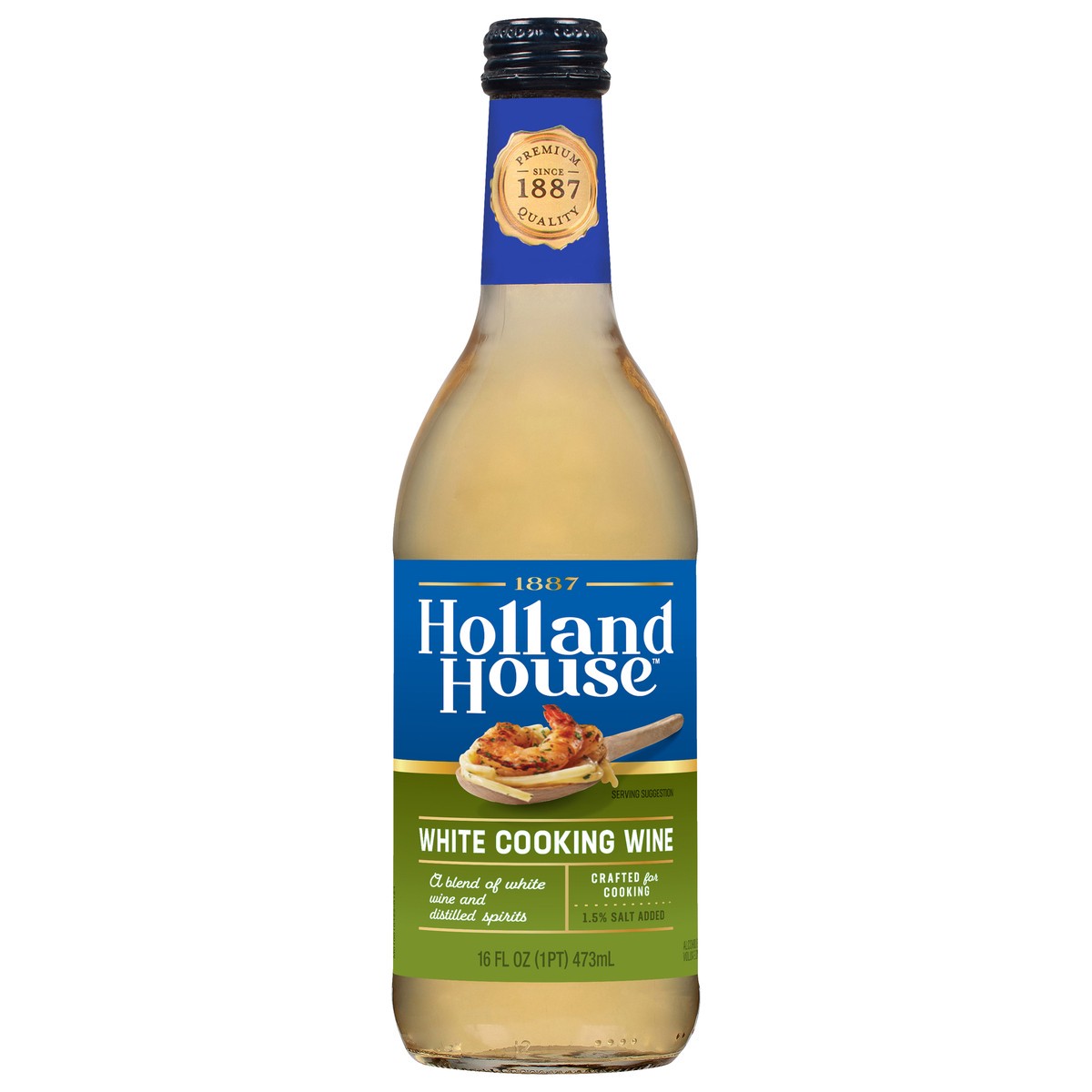 slide 1 of 9, Holland House This white wine for cooking is made with quality ingredients and seasoned to perfection. White cooking wine offers a dry but distinct flavor, perfect for lighter dishes, 16 oz