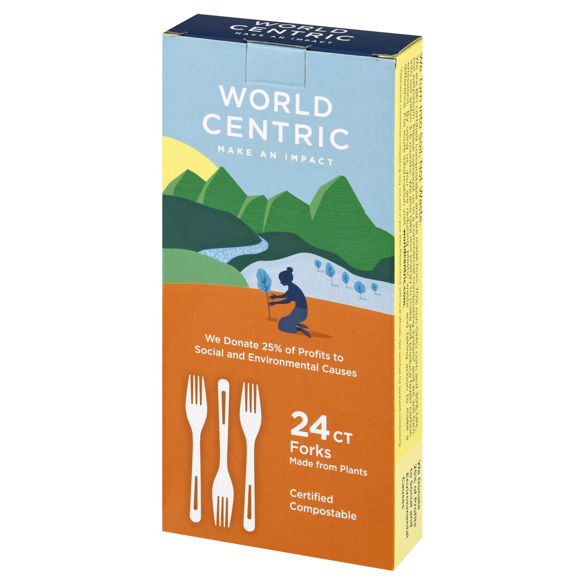 slide 4 of 12, World Centric Forks 24 ea, 24 ct