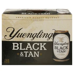 Yuengling Black & Tan Beer 12 - 12 fl oz Cans