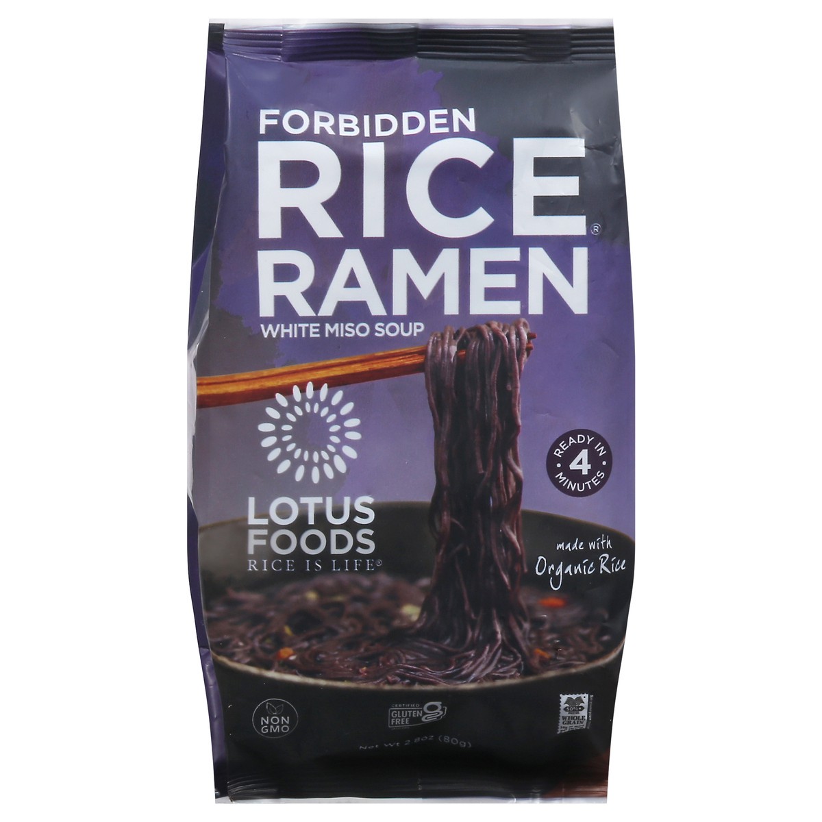 slide 3 of 13, Lotus Foods Lotus Rice Ramen Miso Forbi, 2.8 oz