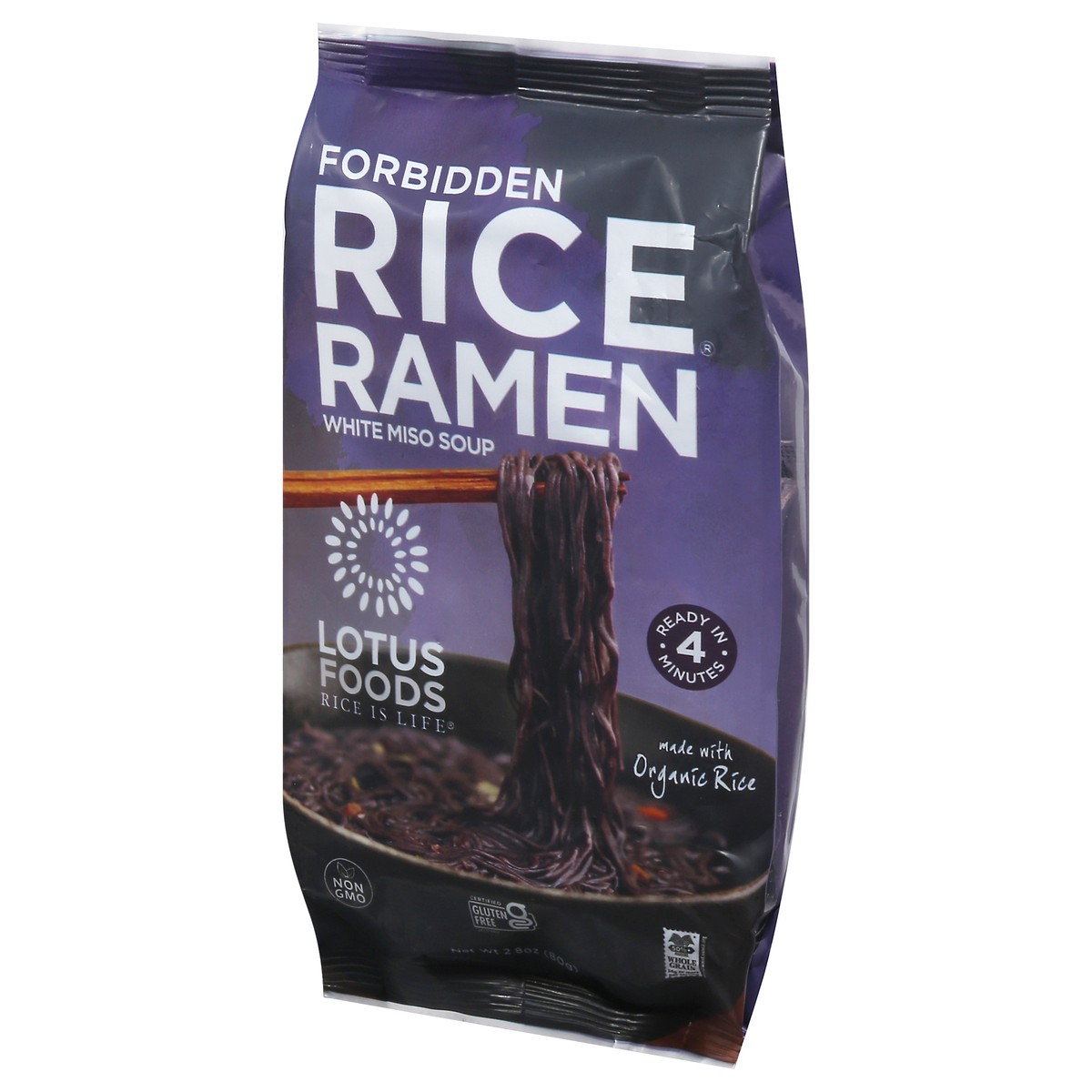 slide 8 of 13, Lotus Foods Lotus Rice Ramen Miso Forbi, 2.8 oz