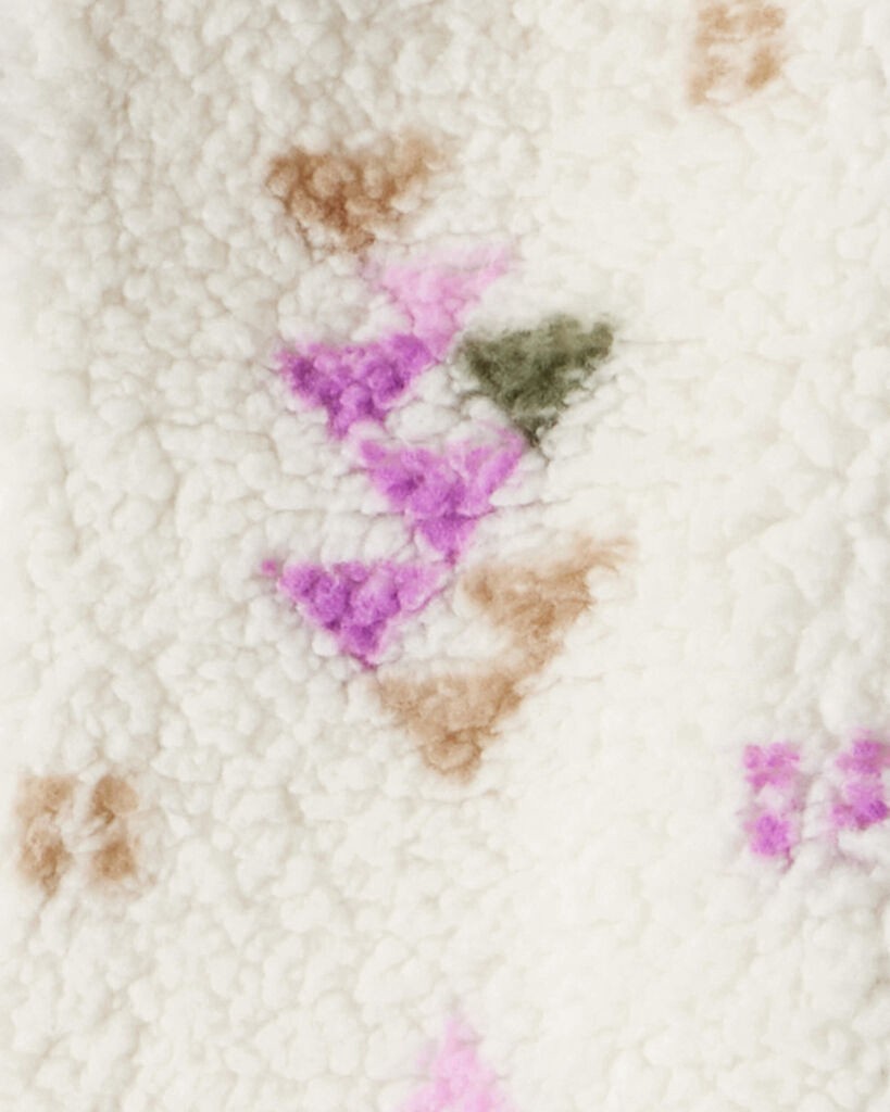 slide 2 of 6, Carter's Carters Baby Girl 3-Piece Aztec Sherpa Cardigan Outfit Set Cream 18M, 3 pc