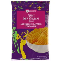 SE Grocers Spicy New Orleans Blend Potato Chips 10 Ounces