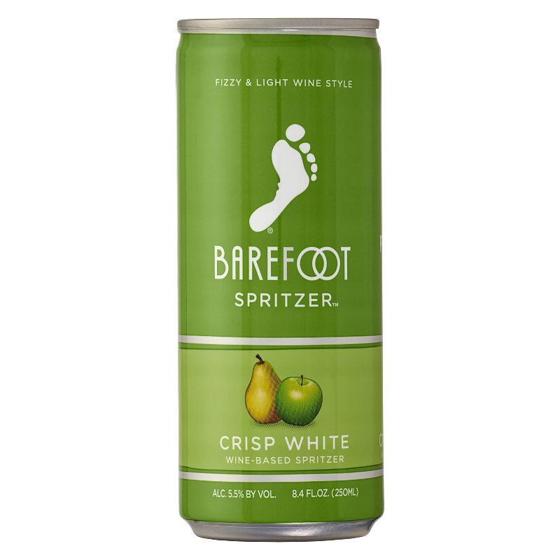 slide 2 of 3, Barefoot Refresh Crisp White Spritzer, 250 ml