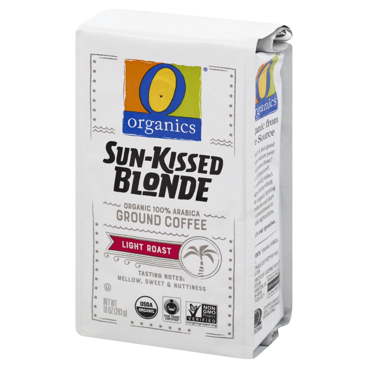 slide 3 of 9, O Organics Coffee Sun Kissed Blonde Ground, 10 oz
