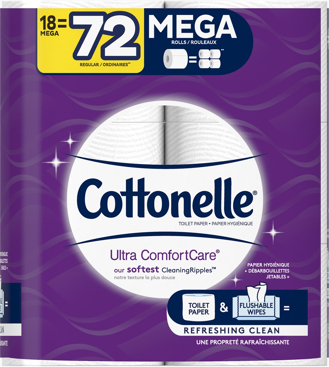 slide 8 of 11, Cottonelle Bath Tissue Mega 18Ct, 18 ct