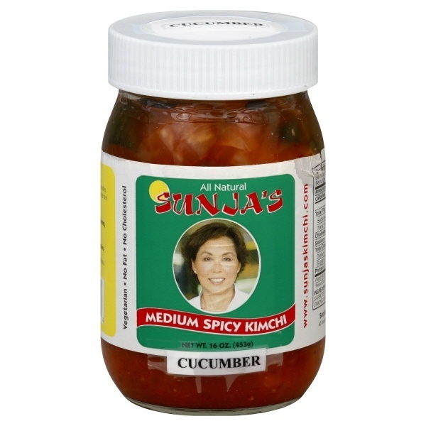 slide 1 of 1, Sunja's Medium Spicy Kimchi, 16 oz