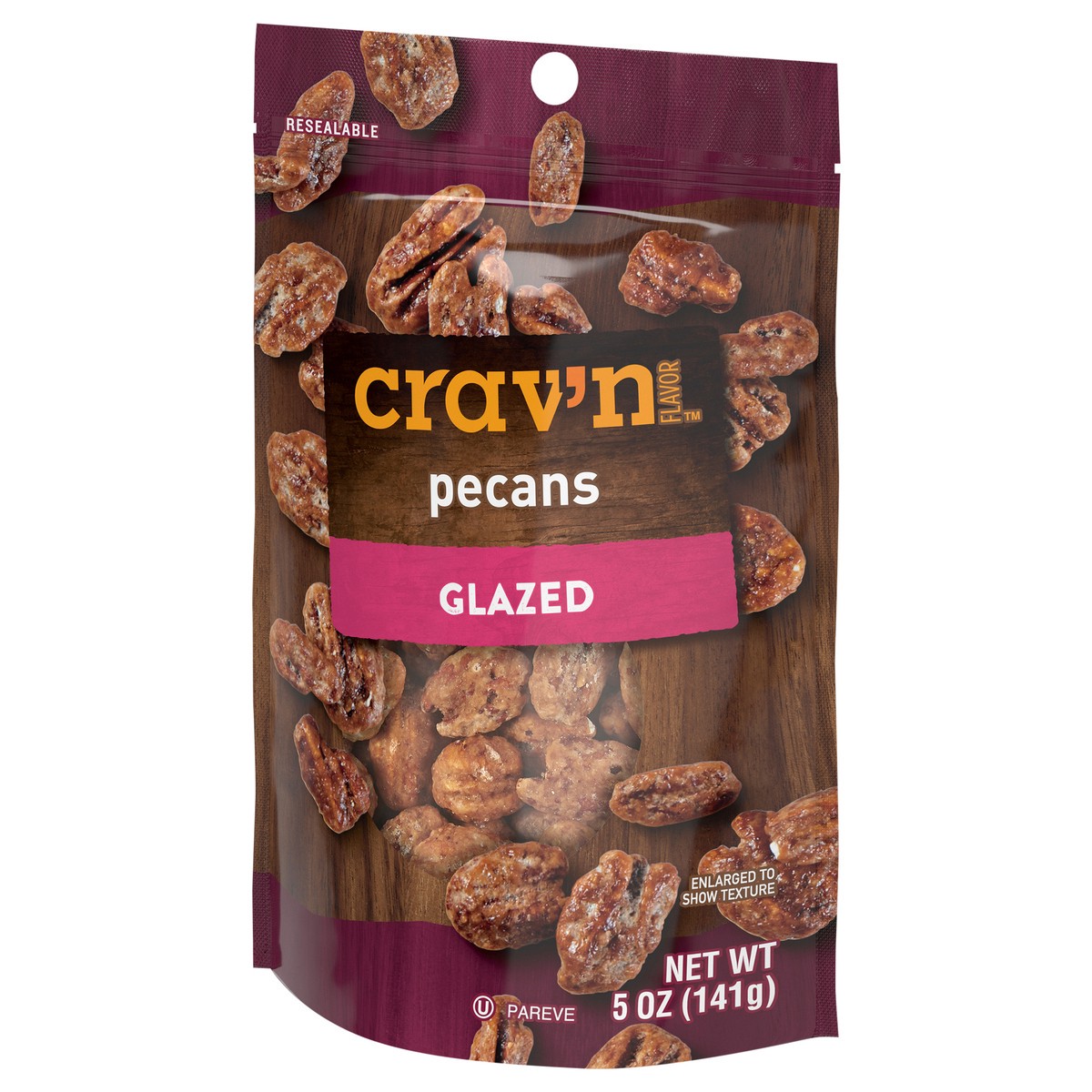 slide 3 of 4, Crav'n Pecans Glazed, 5 oz