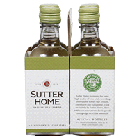 slide 8 of 17, Sutter Home Sauvignon Blanc 4 - 187 ml Bottles, 4 ct; 187 ml