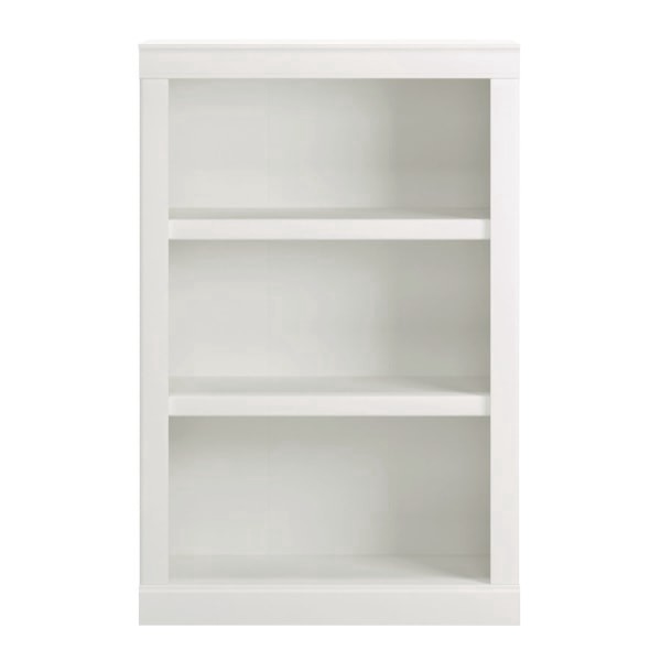 slide 4 of 4, Realspace 45"H 3-Shelf Bookcase, Arctic White, 1 ct