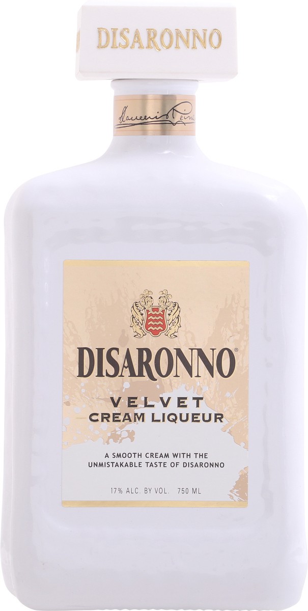 slide 9 of 9, Disaronno Velvet Cream Liqueur 750 ml Bottle, 750 ml