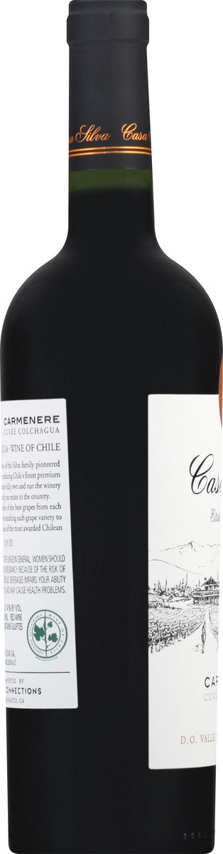 slide 7 of 9, Casa Silva Carmenere, 750 ml