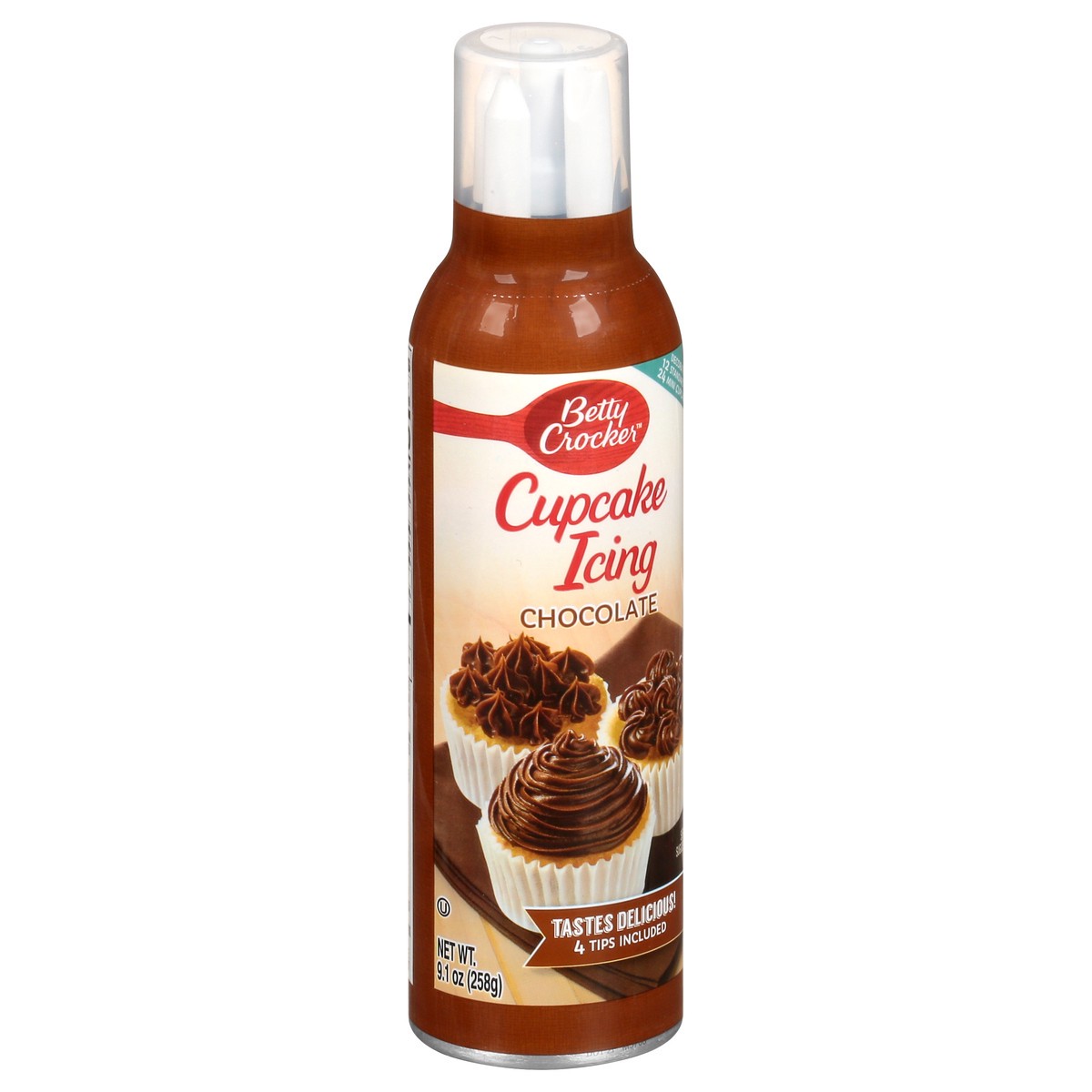 slide 2 of 12, Betty Crocker Chocolate Cupcake Icing 9.1 oz, 9.1 oz