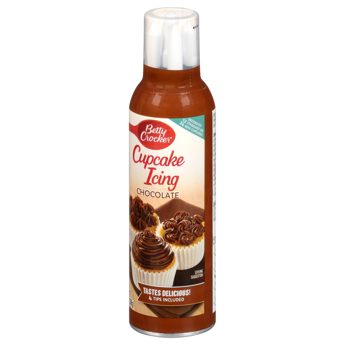 slide 3 of 12, Betty Crocker Chocolate Cupcake Icing 9.1 oz, 9.1 oz