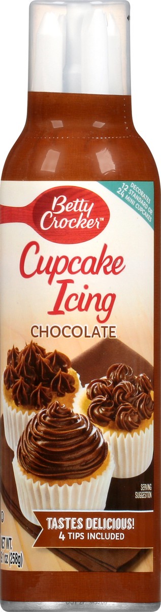 slide 1 of 12, Betty Crocker Chocolate Cupcake Icing 9.1 oz, 9.1 oz