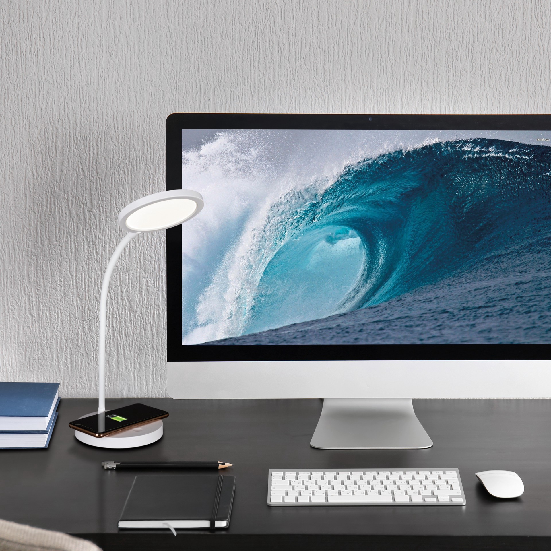 slide 9 of 9, Ott Lite Good Housekeeping By Ottlite Circular Led Desk Lamp, cri