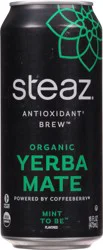 Steaz Org. Yerba Mate-Mint - 16 fl oz