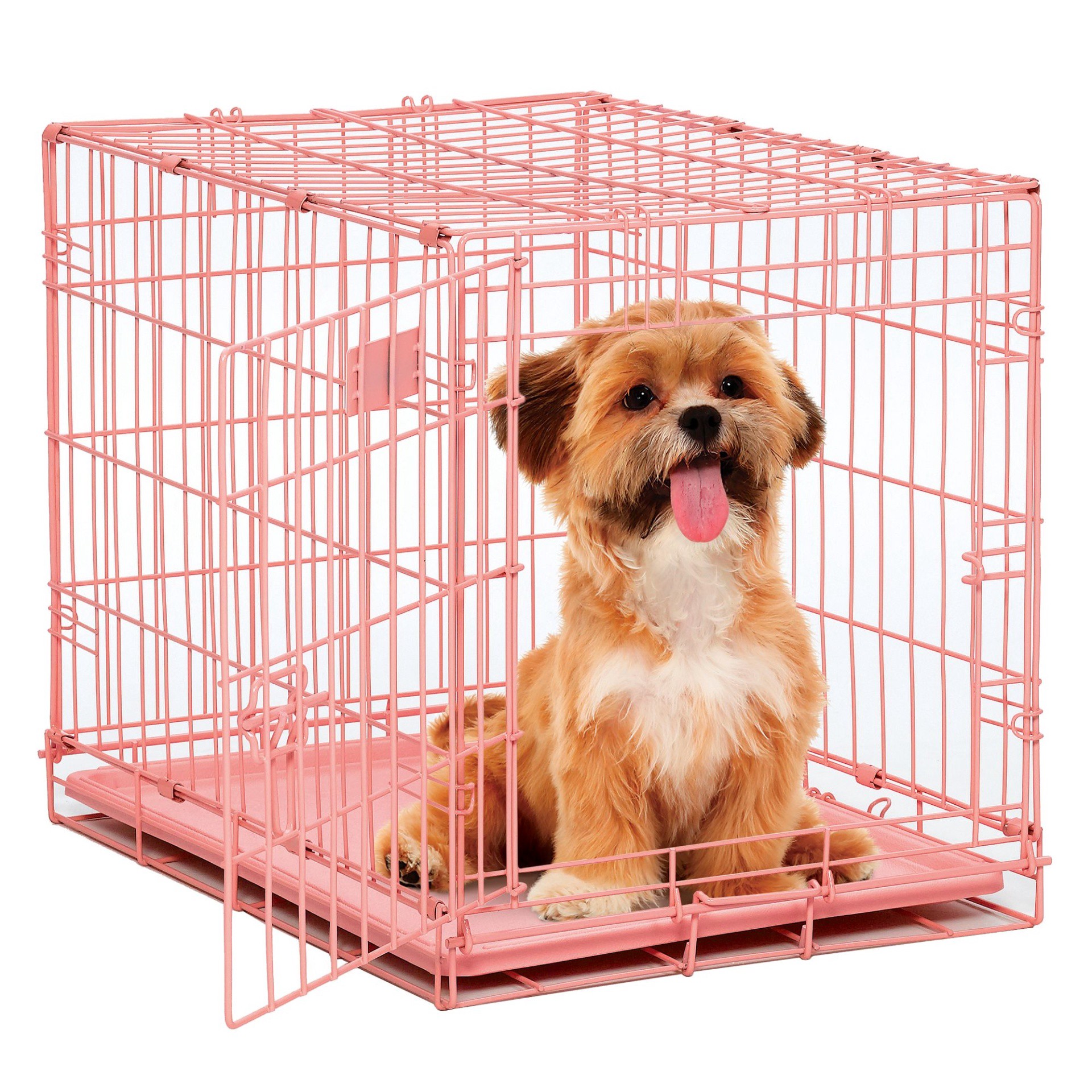 slide 1 of 1, Icrate MidWest Single Door iCrate Dog Crate, 1 ct