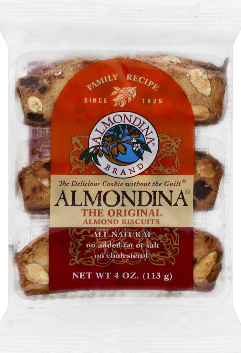 slide 2 of 5, Almondina Original Almond Biscuits, 4 oz