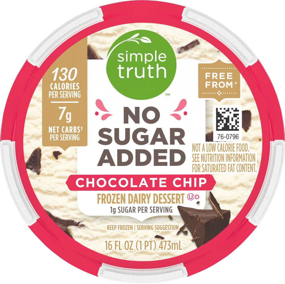 slide 3 of 5, Simple Truth Low Carb Low Sugar Mint Frozen Dessert, 16 oz