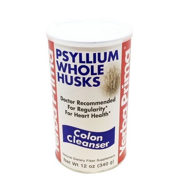 slide 1 of 1, Yerba Prima Psyllium Whole Husks Colon Cleanser, 12 oz