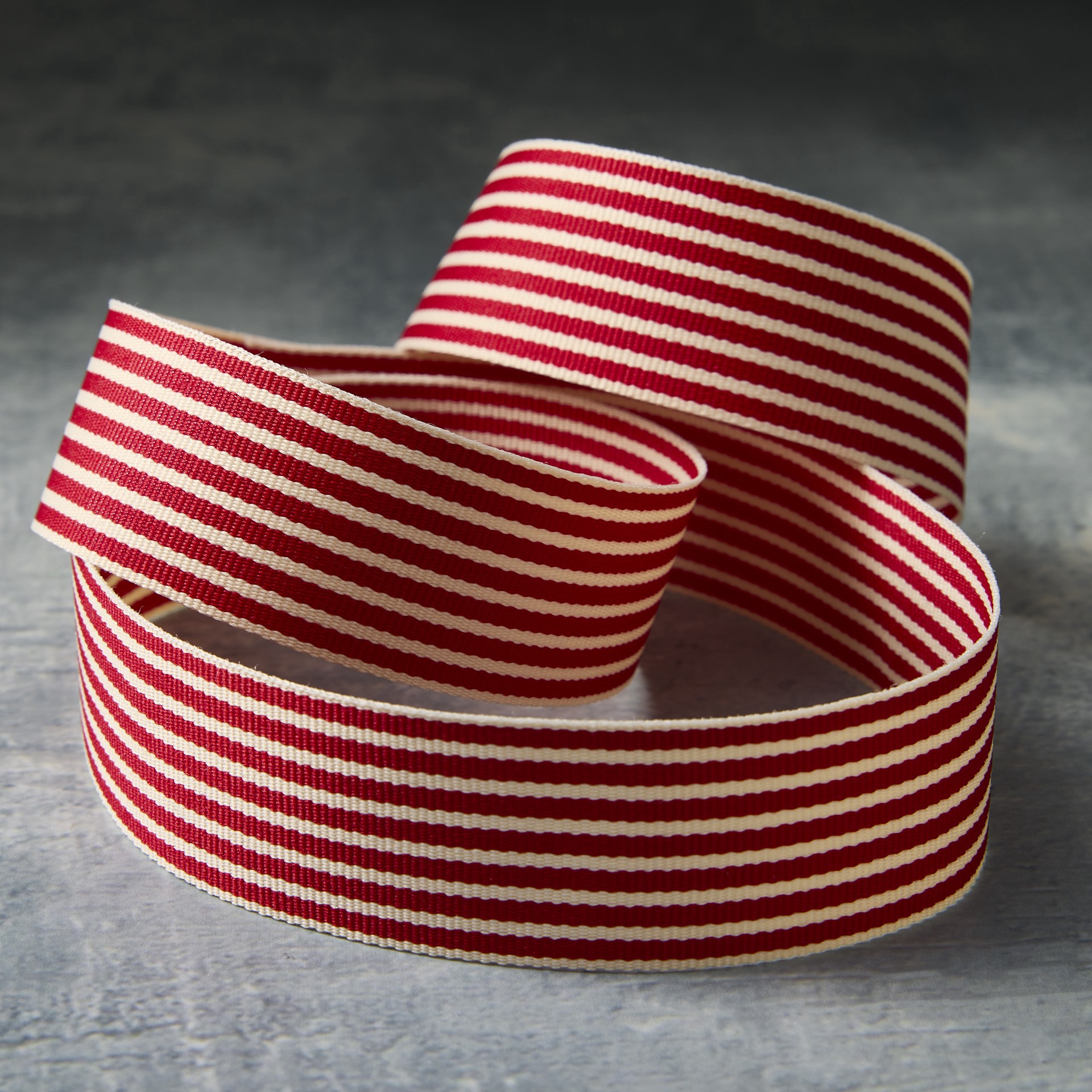 slide 2 of 2, 1" X 5yd. Striped Ribbon By Celebrate It Classic, 1 in x 5 yd