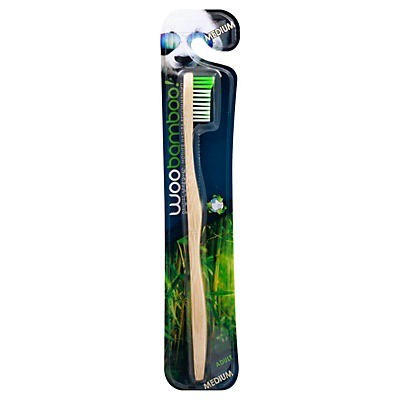 slide 1 of 1, Woobamboo Toothbrush Medium Adult, 1 ct