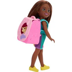 Barbie Family and Friends Chelsea Playtime Kitty Backpack 6" Doll and Accessories
