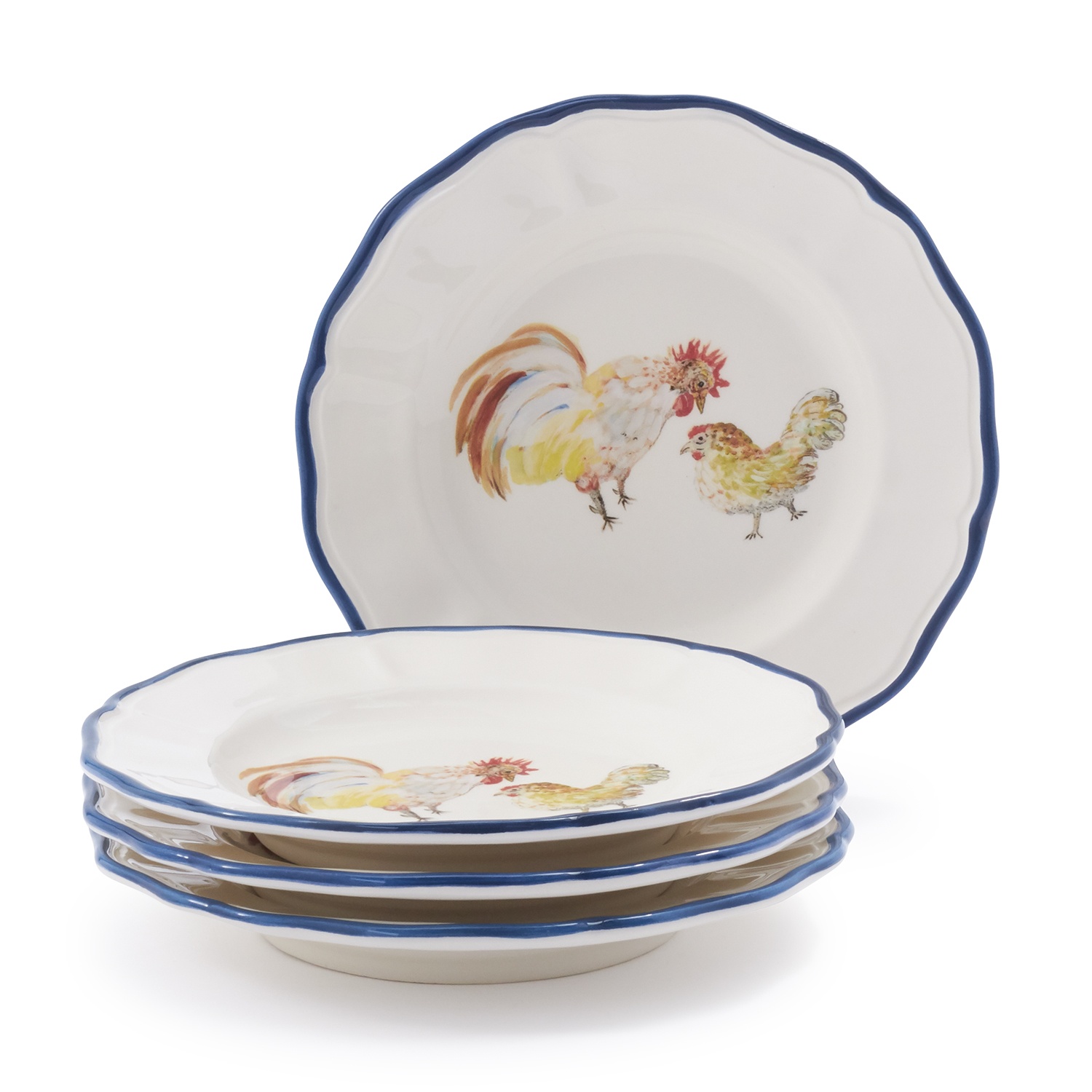 slide 1 of 1, Sur La Table Jacques Ppin Collection Salad Plates, 4 ct