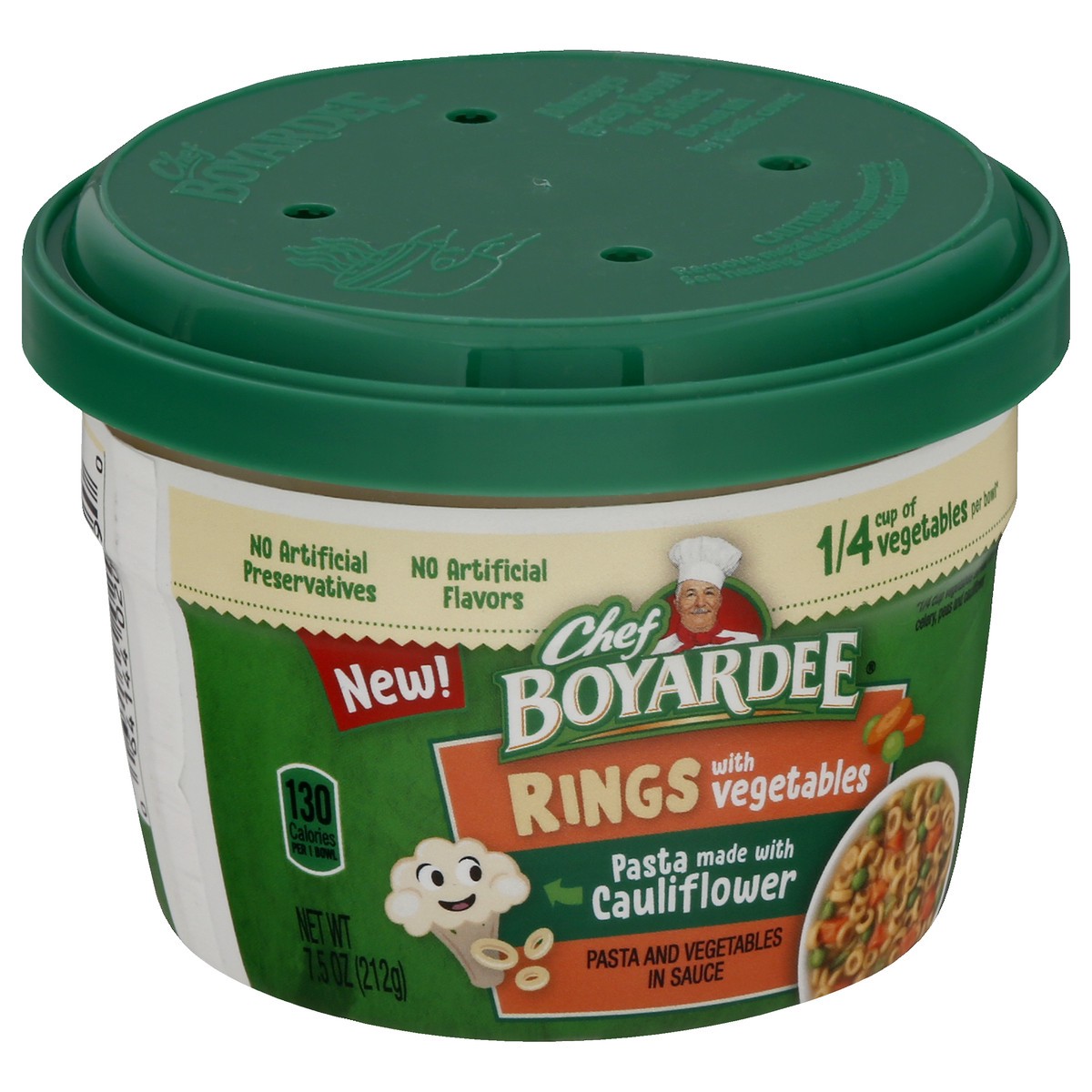 slide 3 of 9, Chef Boyardee with Vegetables Pasta Rings 7.5 oz, 7.5 oz