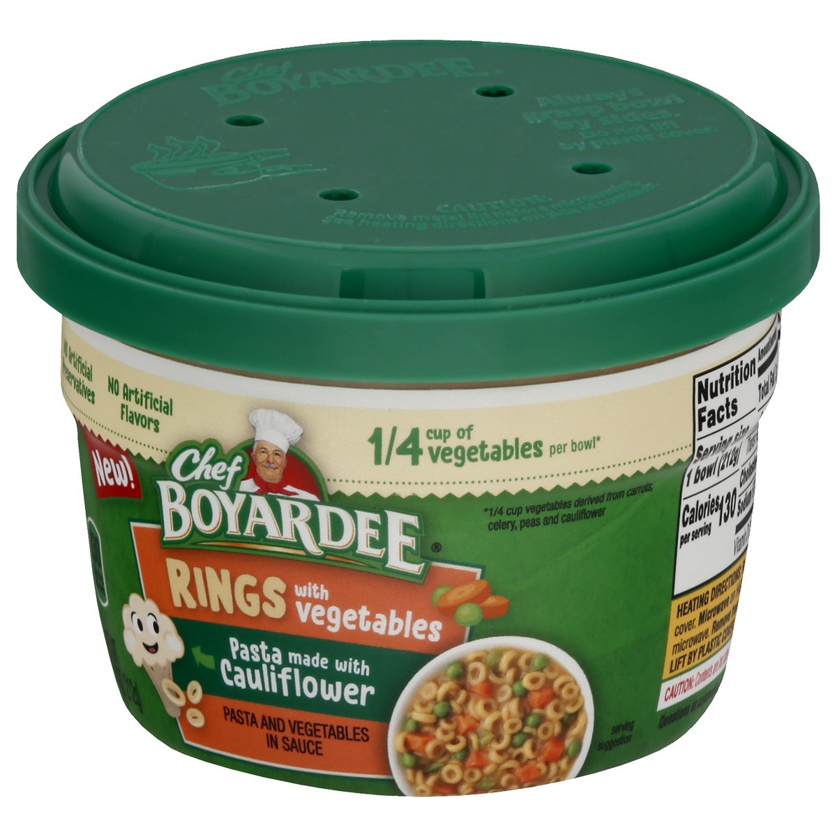 slide 9 of 9, Chef Boyardee with Vegetables Pasta Rings 7.5 oz, 7.5 oz