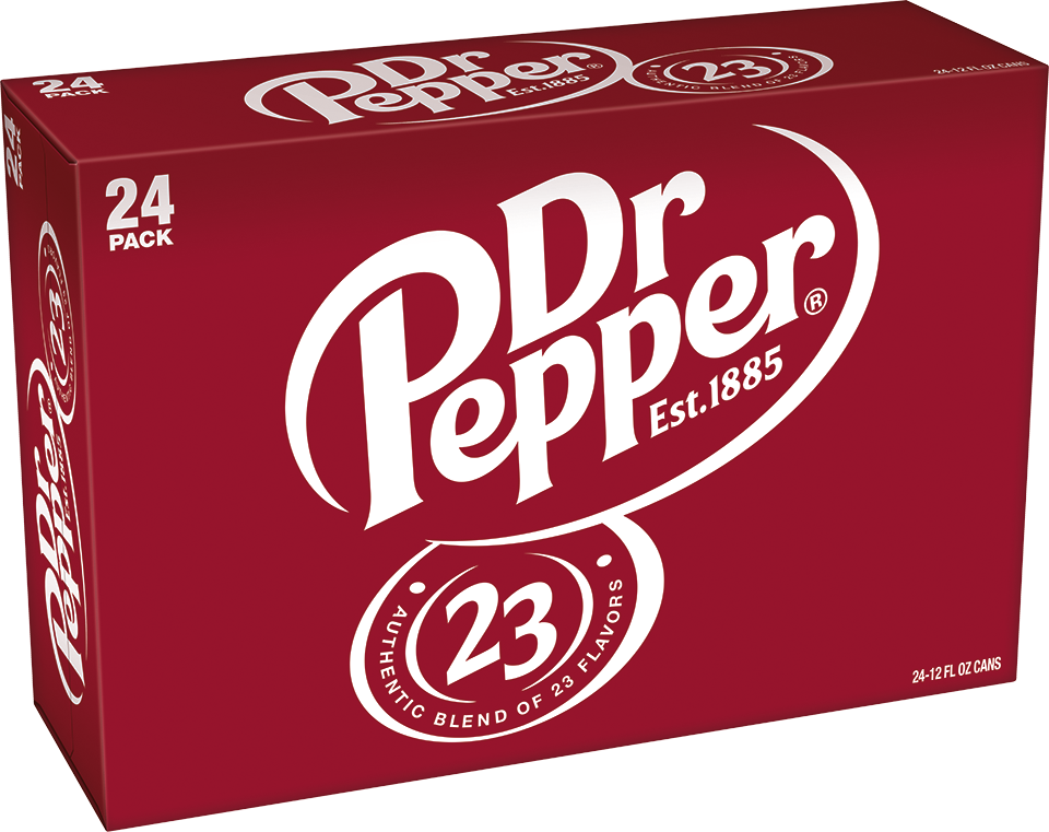 slide 4 of 5, Dr Pepper Soda, 12 fl oz cans, 24 pack, 24 ct